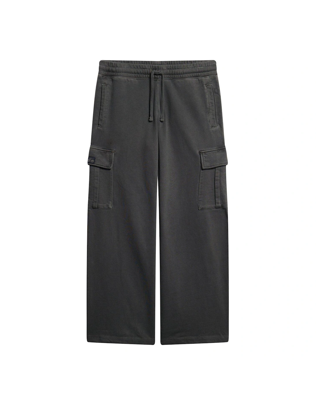 Vintage Wide Cargo Jogger - Black