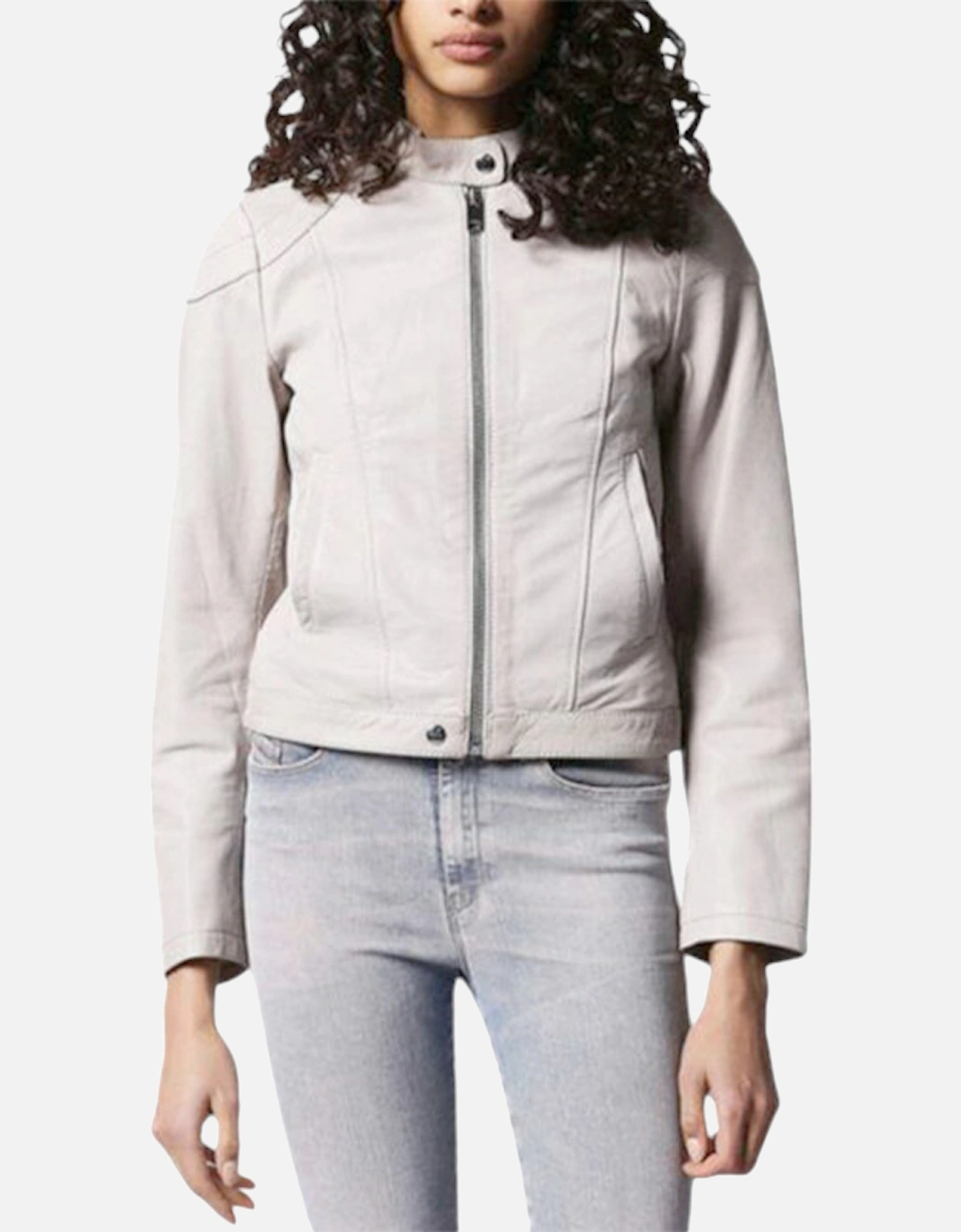 L Ginny Womens Genuine Leather Biker Jackets, 8 of 7