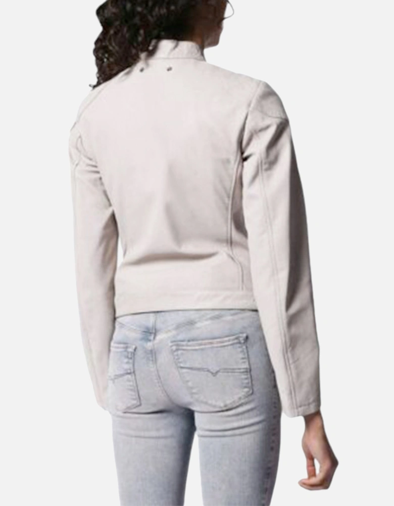 L Ginny Womens Genuine Leather Biker Jackets