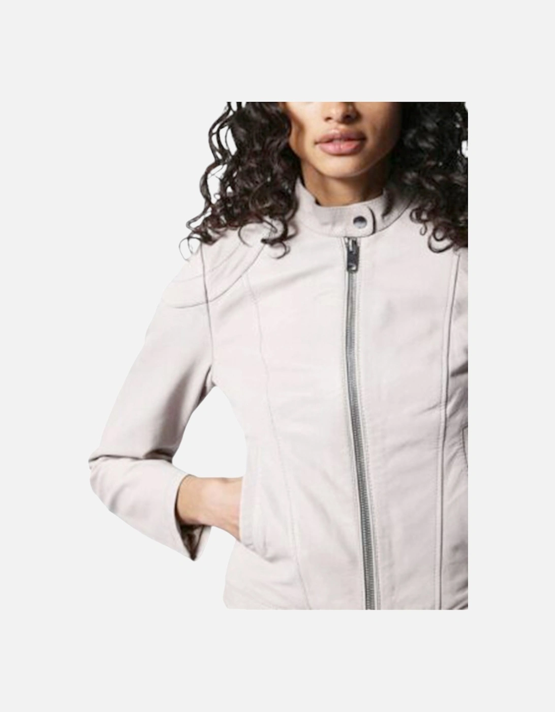 L Ginny Womens Genuine Leather Biker Jackets