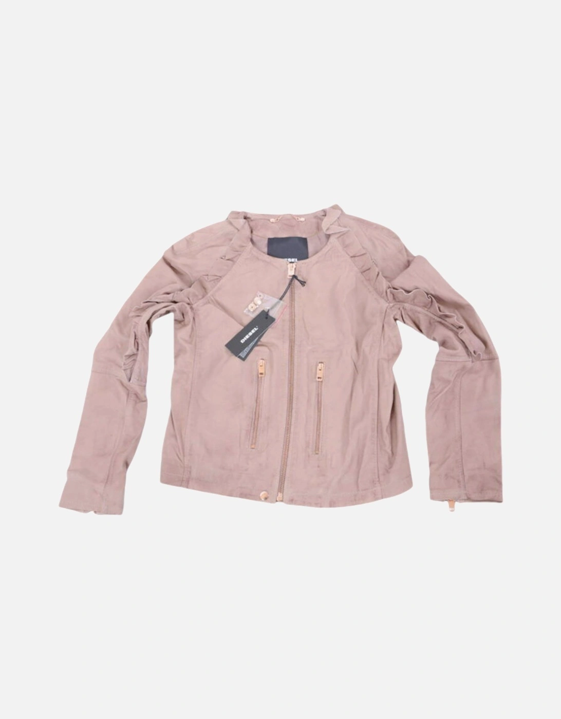 L HEZE Womens Biker Jacket Genuine Leather