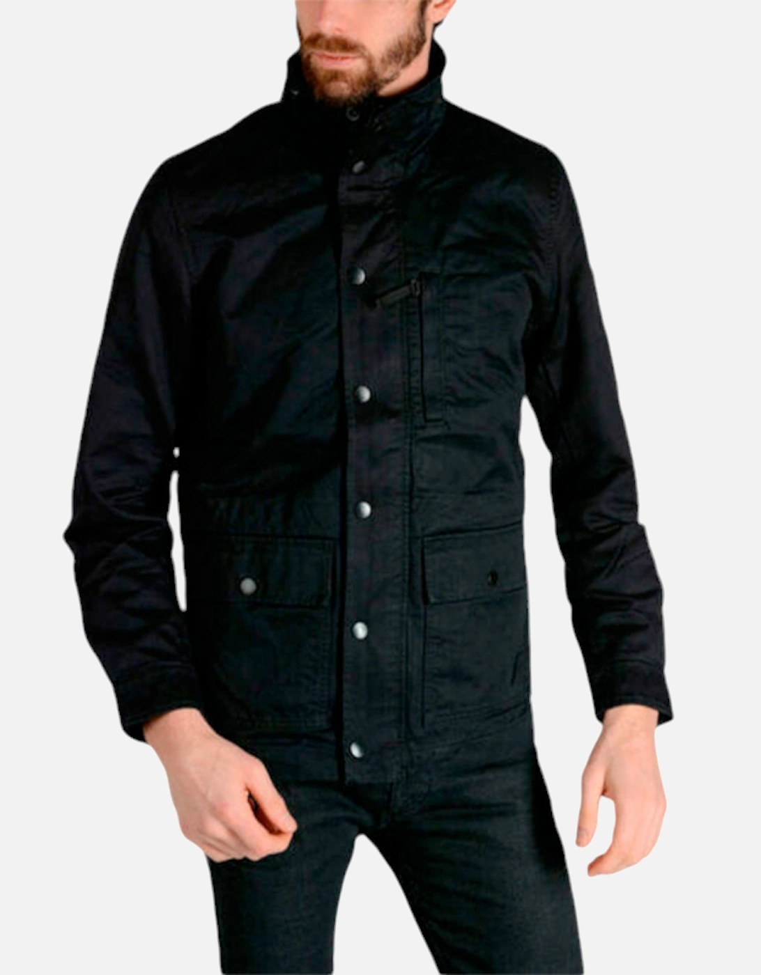 J WINY Mens Parka Jacket Padded Quilted, 5 of 4