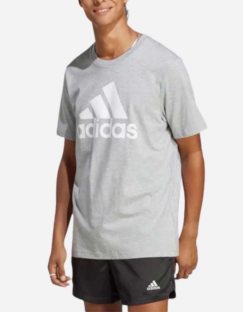 IC9350 Mens Short Sleeve T Shirts Essentials Crew Neck Summer Tee Grey