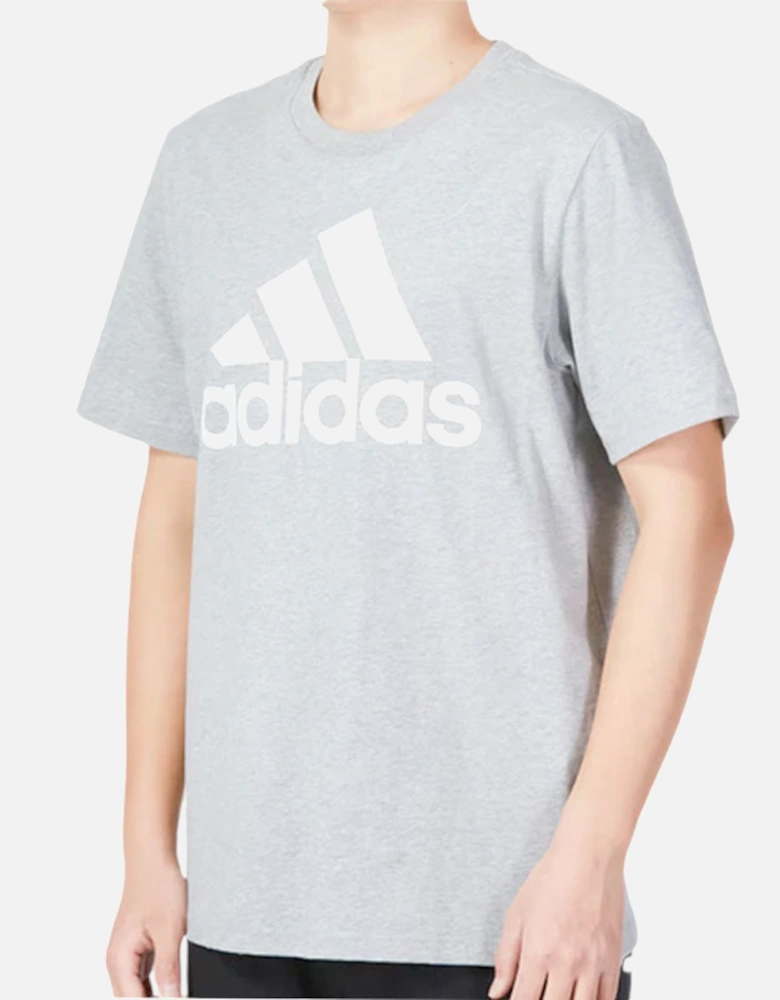 IC9350 Mens Short Sleeve T Shirts Essentials Crew Neck Summer Tee Grey