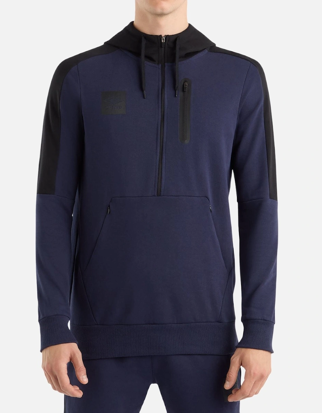 Mens Terrace Half Zip Hoodie, 5 of 4