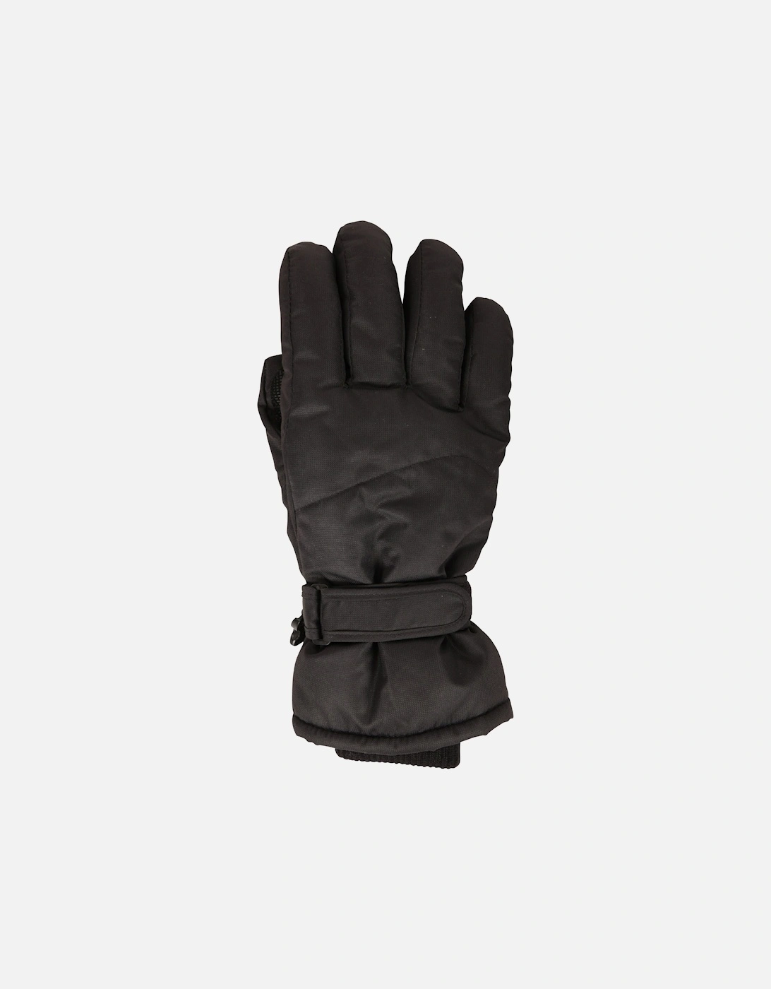 Men's Mountain Warehouse Mens Isotherm Waterproof Ski Gloves - Black - Size: M