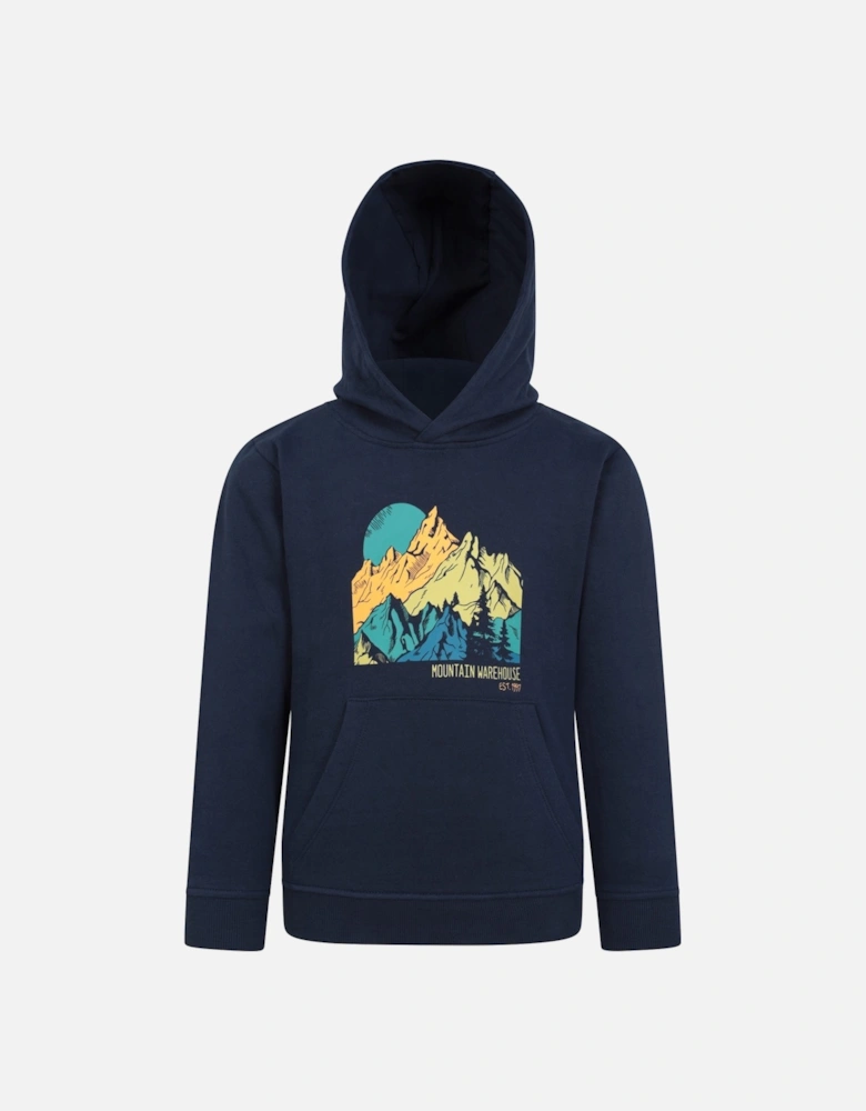 Childrens/Kids Mountain Landscape Hoodie