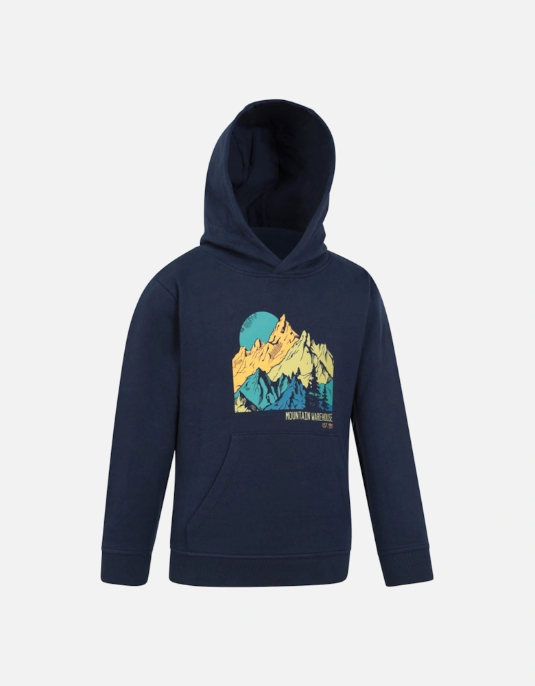 Childrens/Kids Mountain Landscape Hoodie