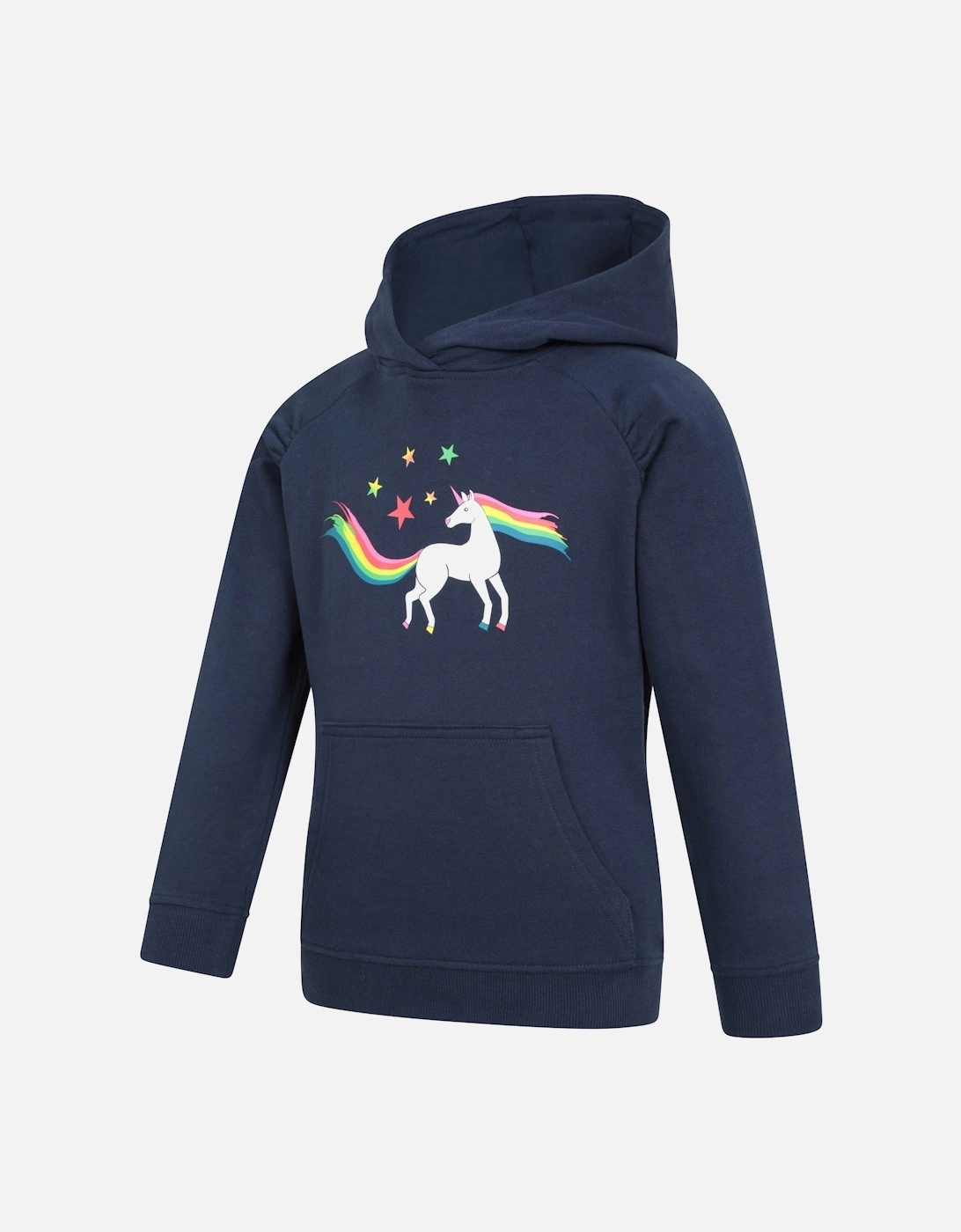 Childrens/Kids Unicorn Glitter Rainbow Hoodie