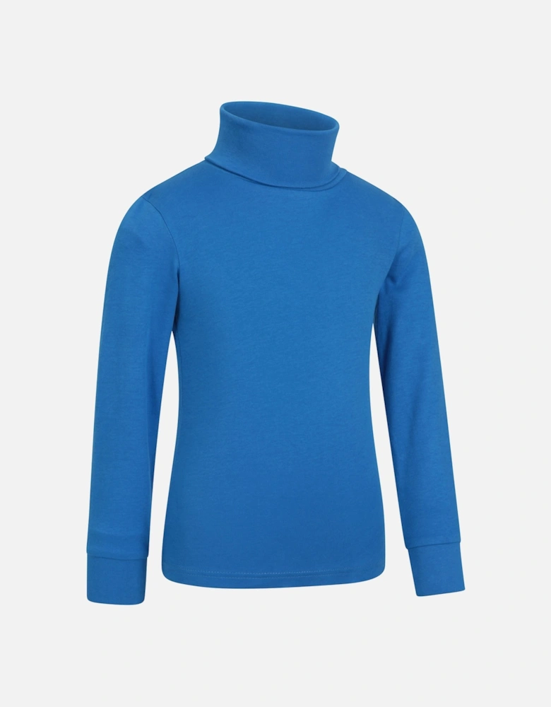 Childrens/Kids Meribel Cotton Roll Neck Top