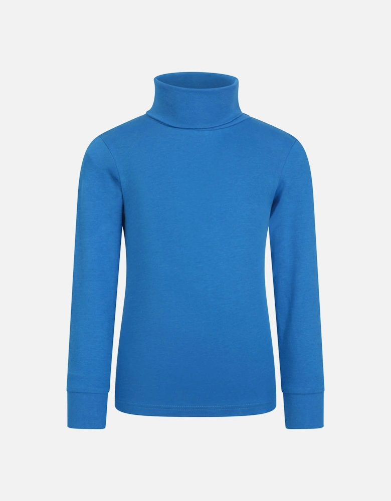 Childrens/Kids Meribel Cotton Roll Neck Top