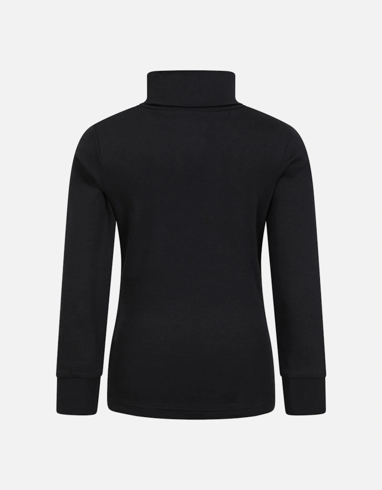 Childrens/Kids Meribel Cotton Roll Neck Top