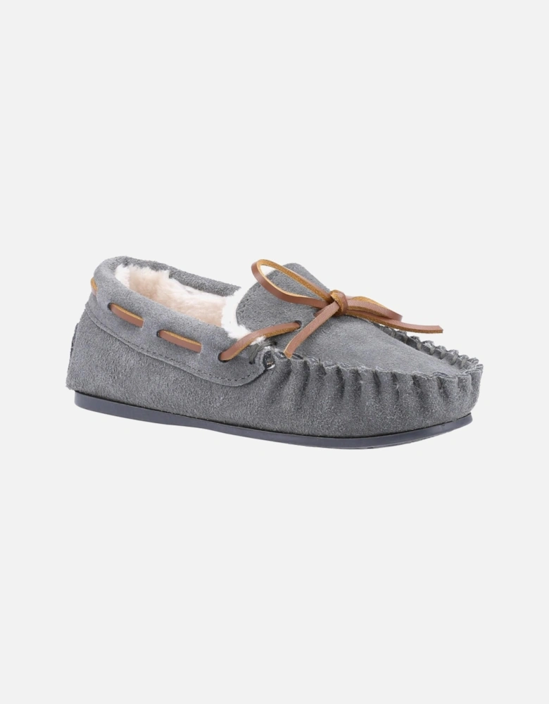 Childrens/Kids Addison Suede Slippers