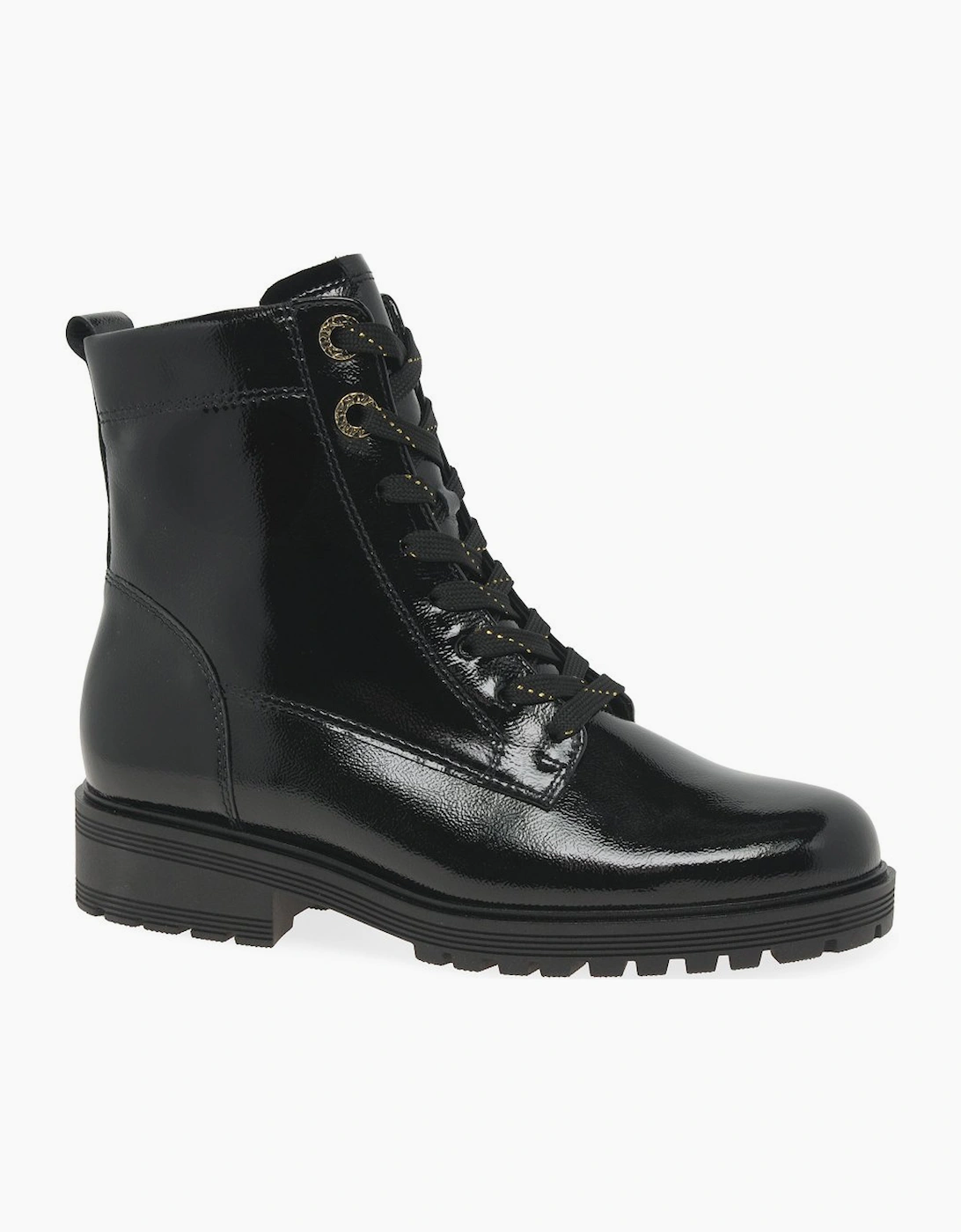 Gabor Women's Black Patent Flamboyant Ankle Boots Colour: : Size 4.5 - Image 4