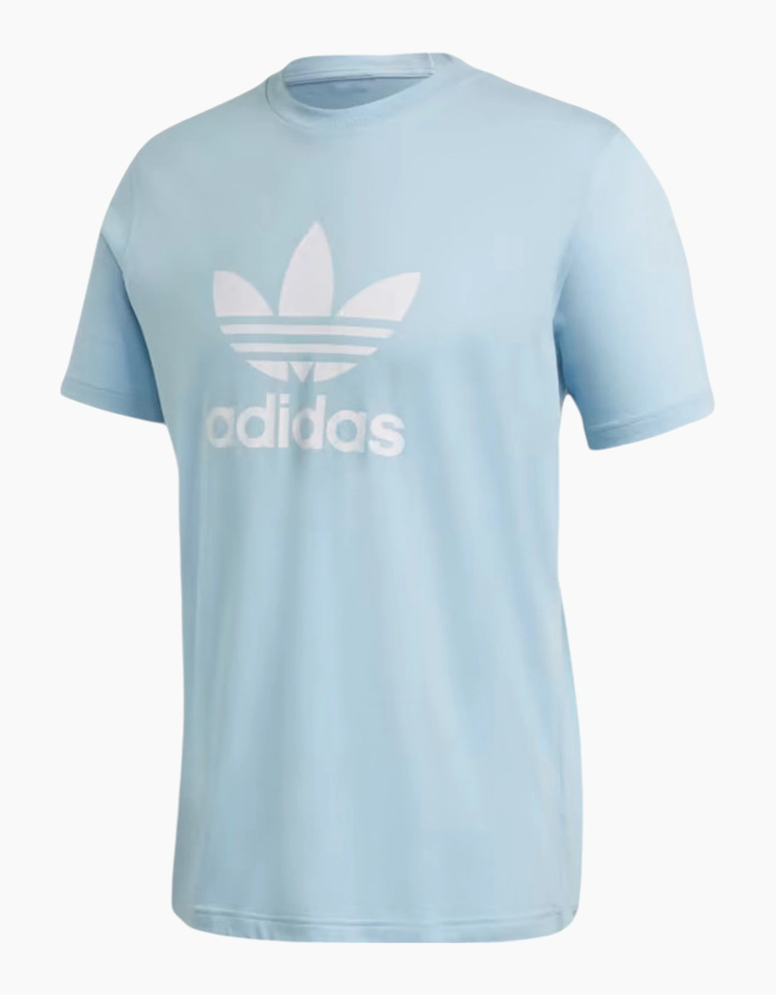 Adidas Men's Blue Originals T Shirts Trefoil Logo California Retro Design Summer Tee - Size: 38