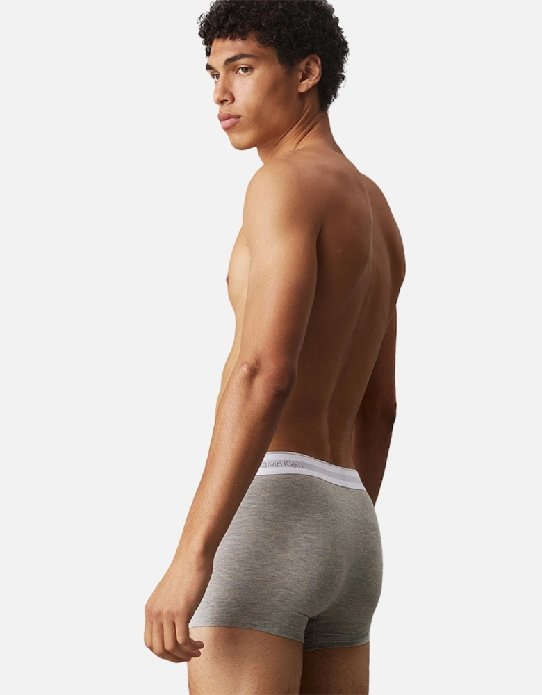 3-Pack Modern Air Boxer Trunks, Blue/Grey/White