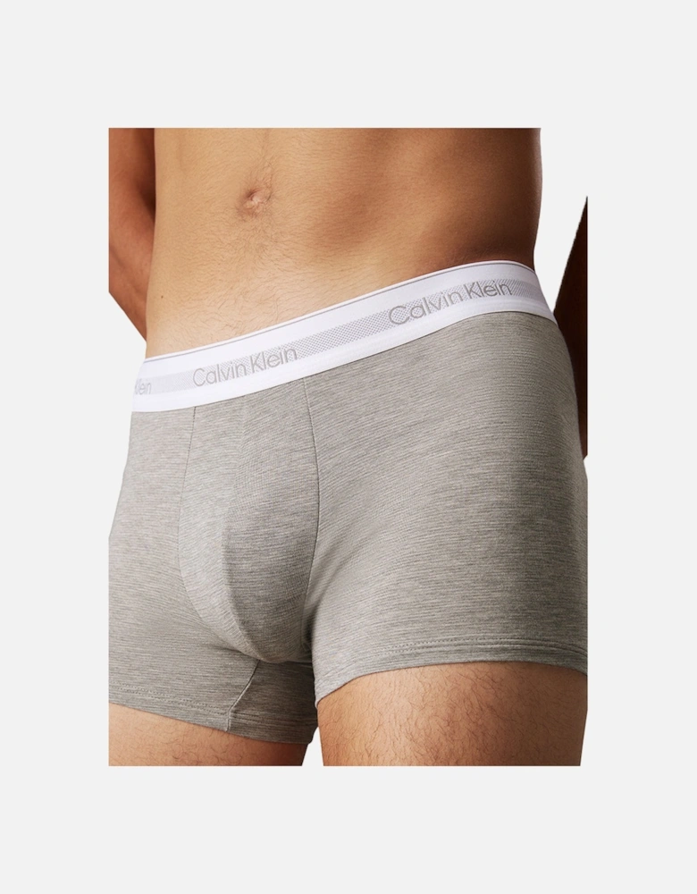 3-Pack Modern Air Boxer Trunks, Blue/Grey/White