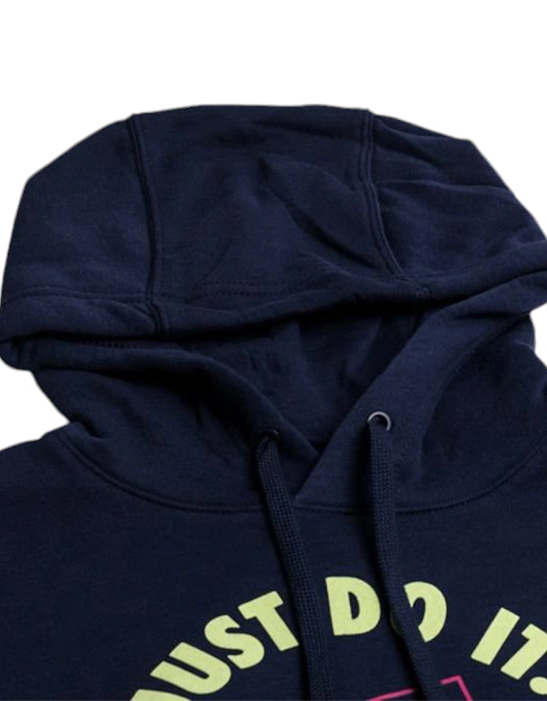 Mens Fleece Hoodie JDI Pullover Long Sleeve Winter Hooded Sweatshirts Navy