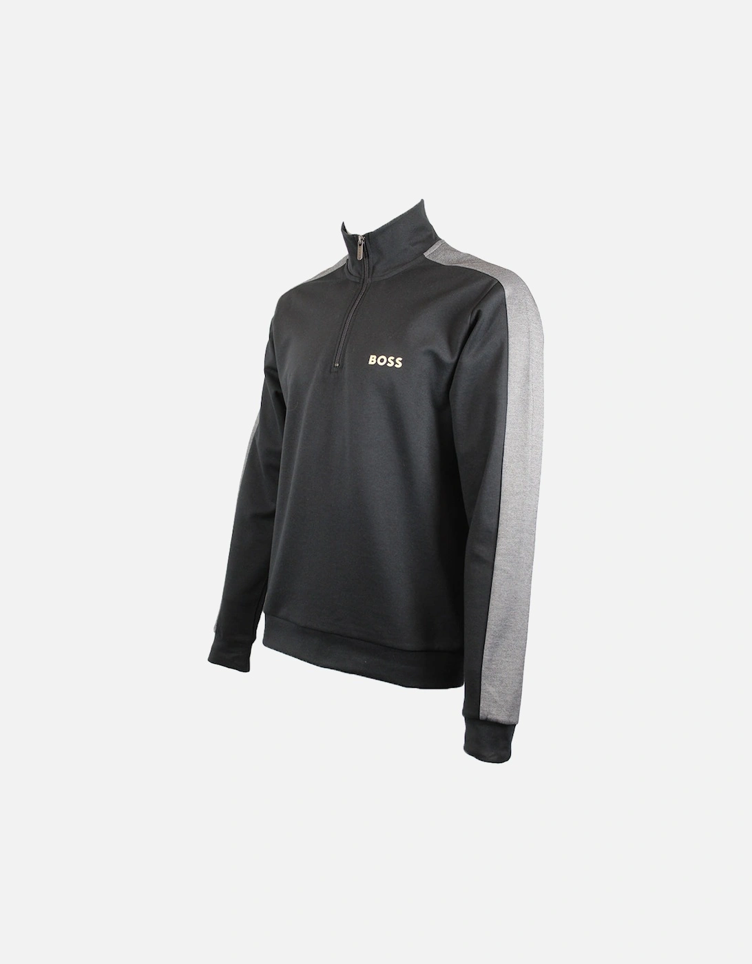 Quarter-Zip Tracksuit Jacket, Black