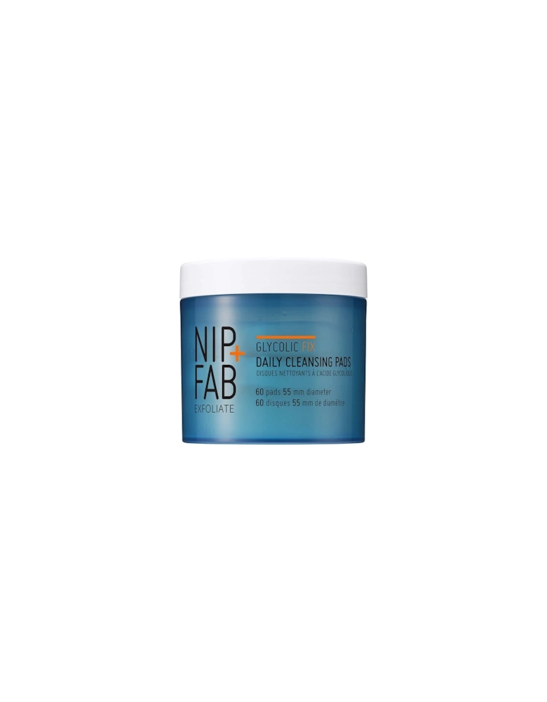 NIP+FAB Glycolic Fix Daily Cleansing Pads - 60 Pads - NIP+FAB