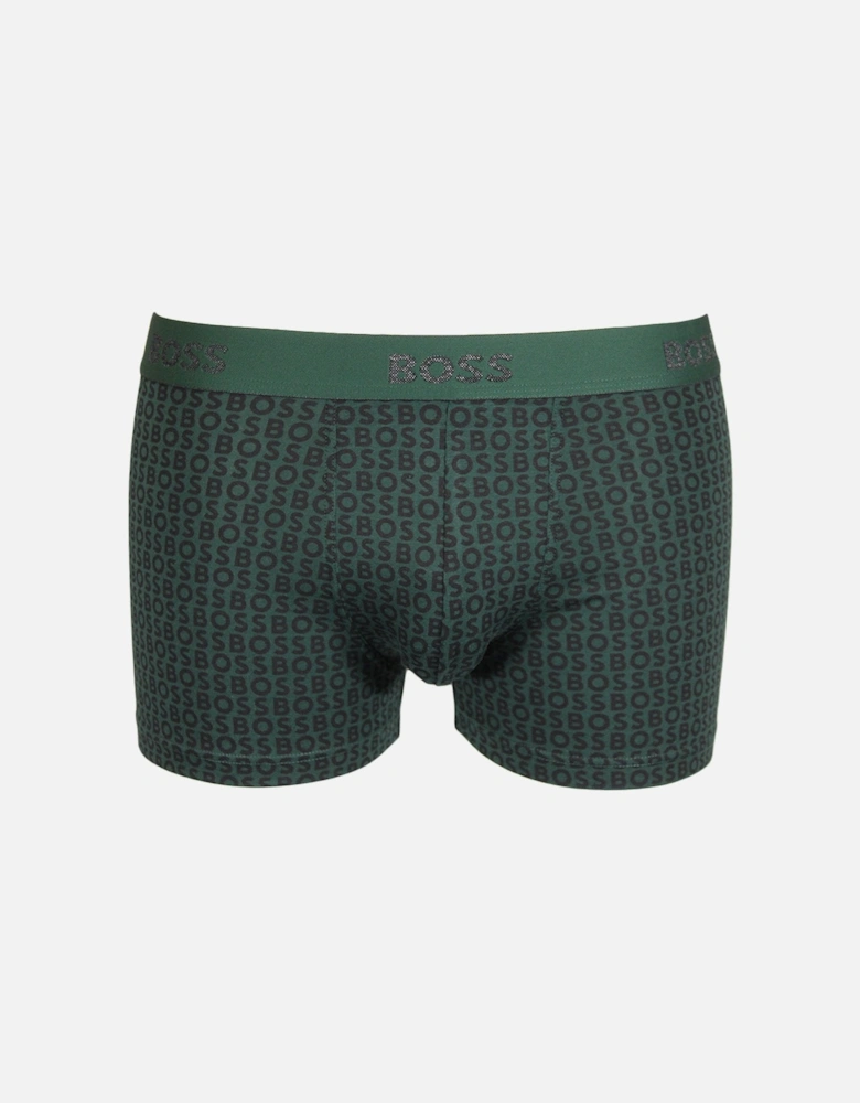 3-Pack Boxer Trunks Gift Set, Black/Navy/Green