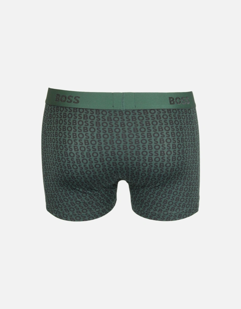 3-Pack Boxer Trunks Gift Set, Black/Navy/Green