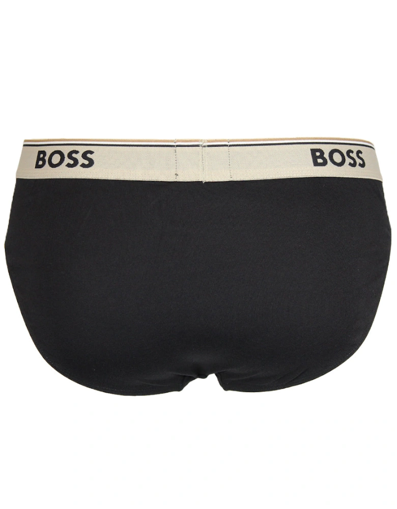 3-Pack Power Briefs, Black