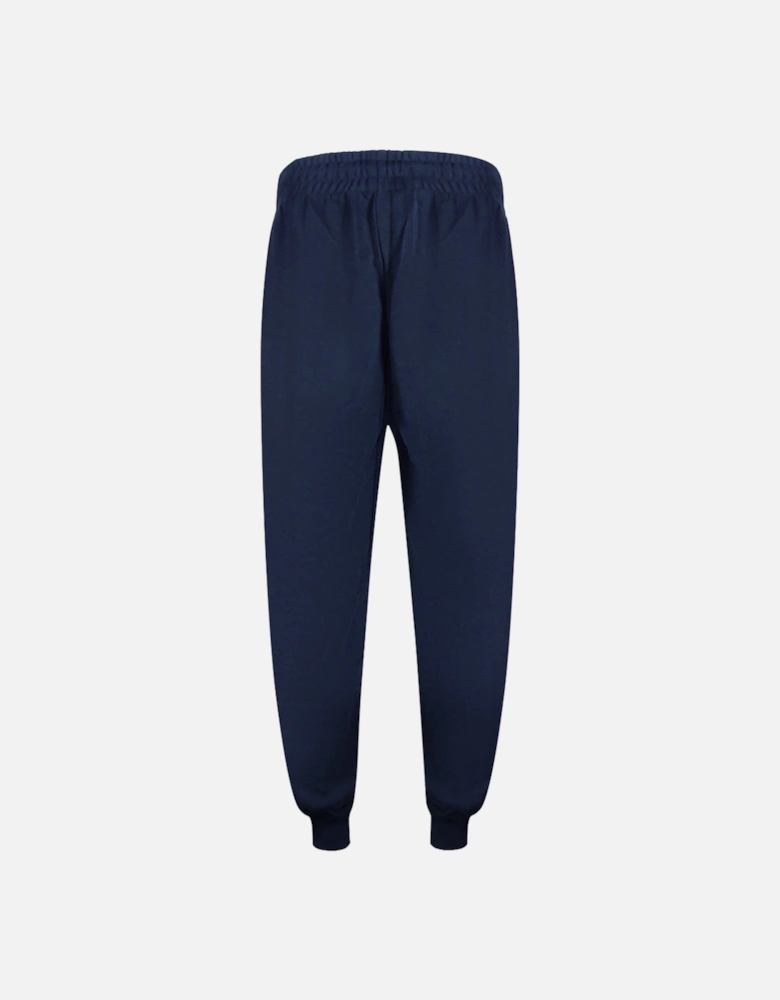 Cavalli Class Bold Tiger Design Navy Blue Sweatpants