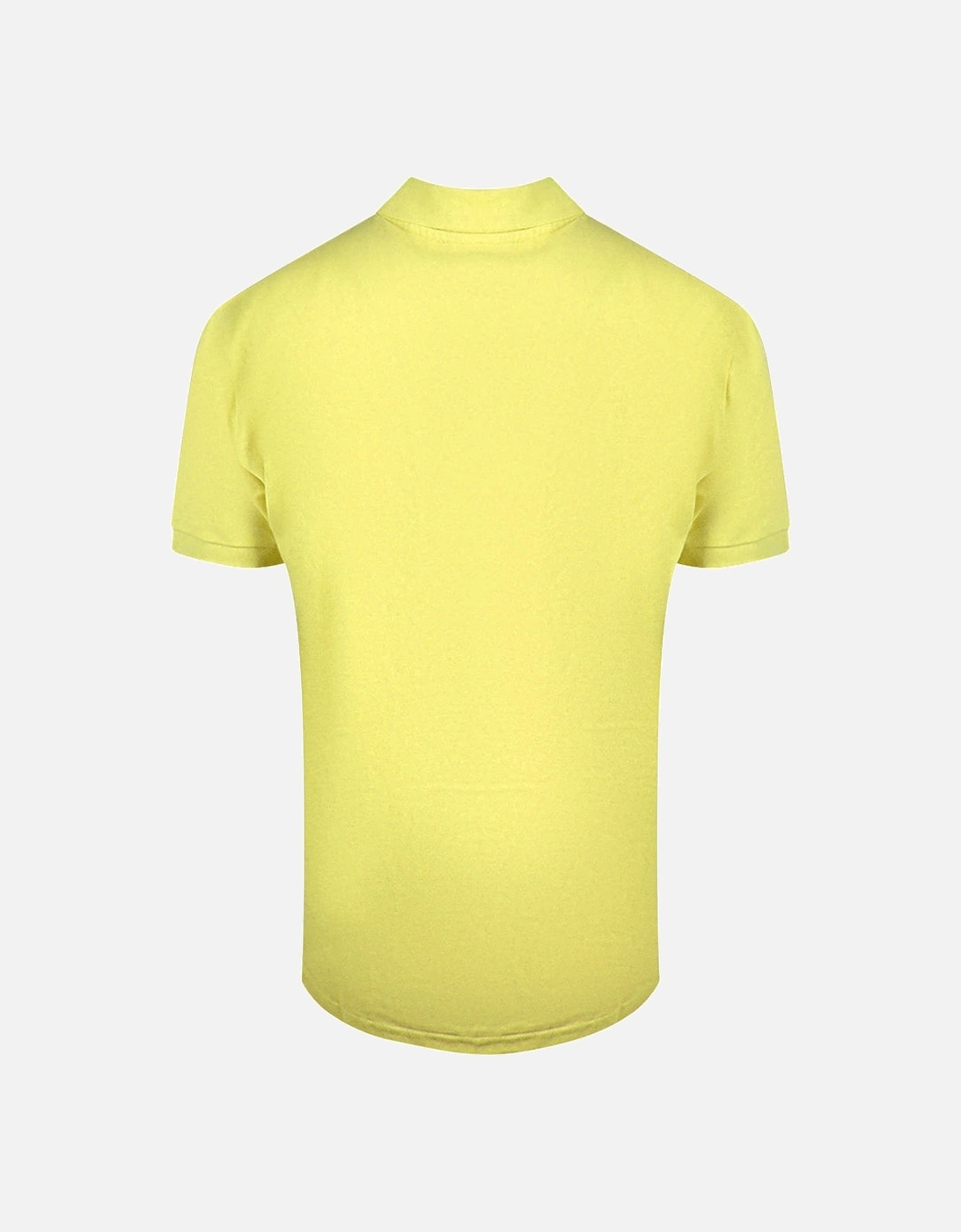 Cavalli Class Signature Logo Yellow Polo Shirt