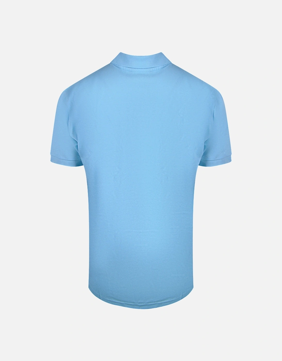 Cavalli Class Circle Logo Light Blue Polo Shirt