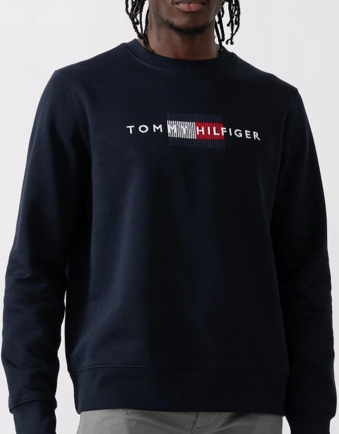 Hilfiger Flag Embroidered Mens Sweatshirt, 5 of 4