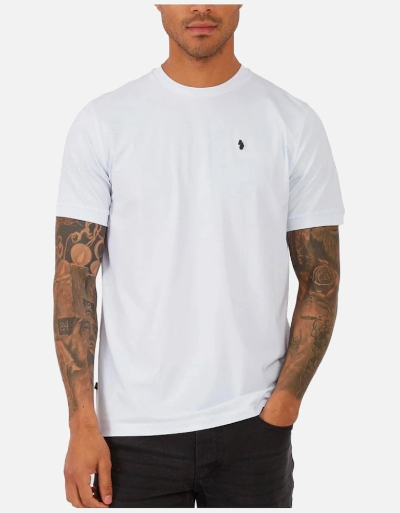 Luke Shanghai Jersey Crew T-Shirt White