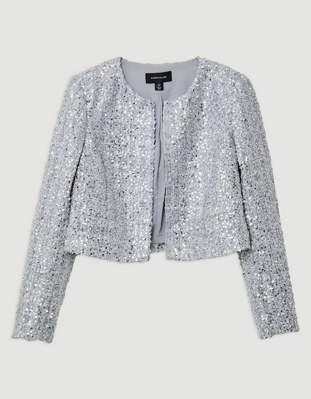 Sequin Boucle Tailored Jacket