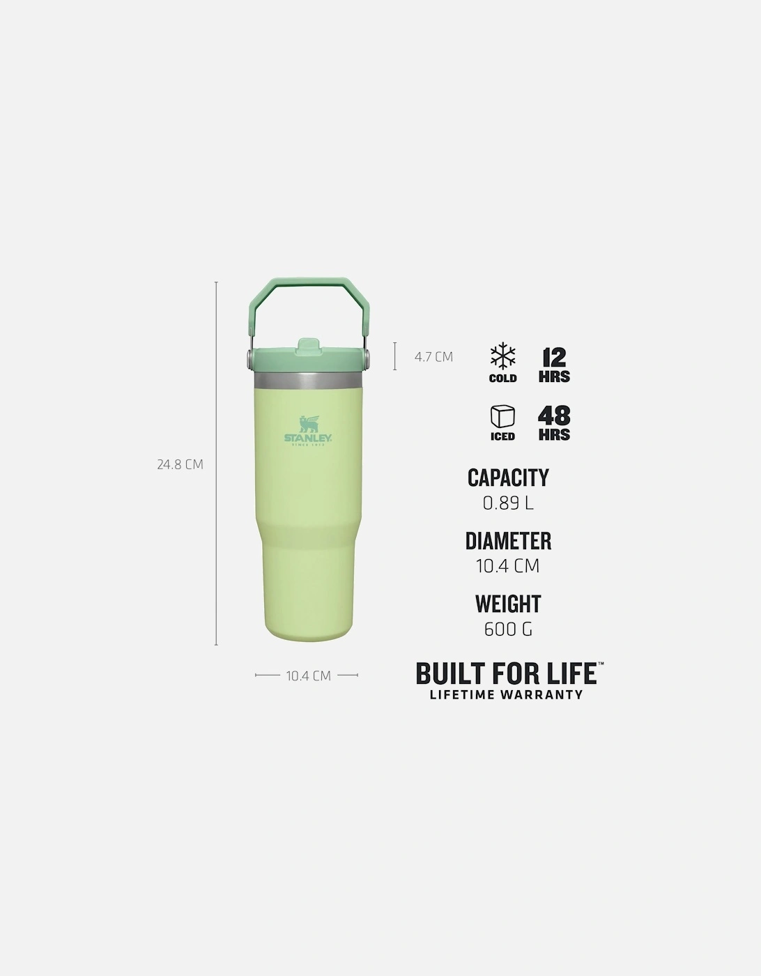 0.89L Classic Iceflow Flip Straw Travel Tumbler