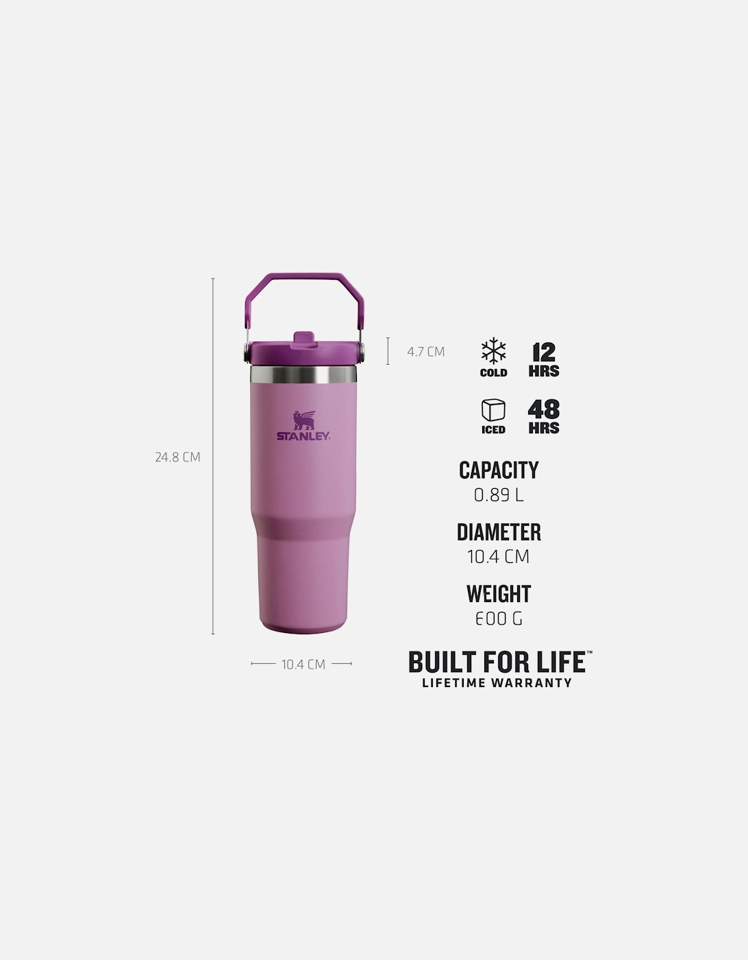 0.89L Classic Iceflow Flip Straw Travel Tumbler