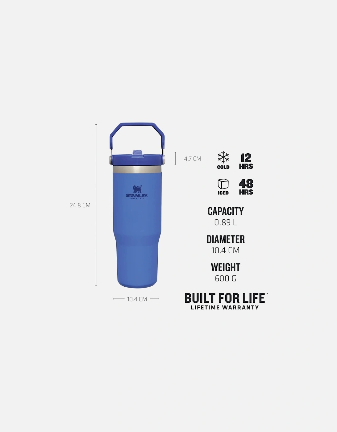 0.89L Classic Iceflow Flip Straw Travel Tumbler