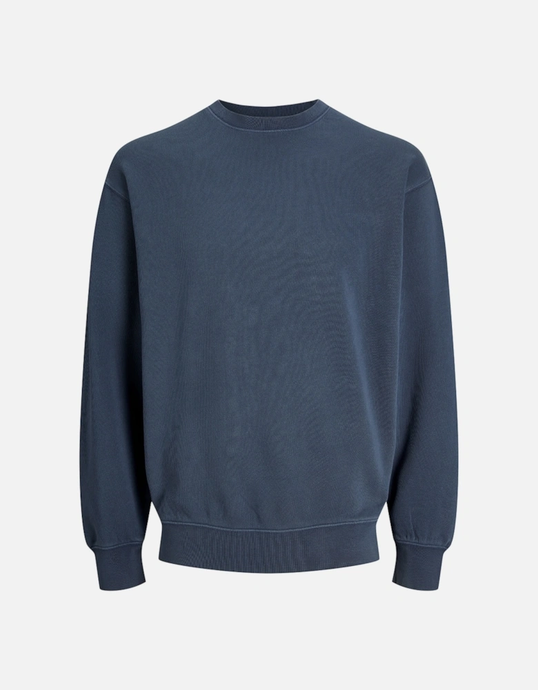 Essentials Charge Faded Crew Neck Sweat Mood Indigo