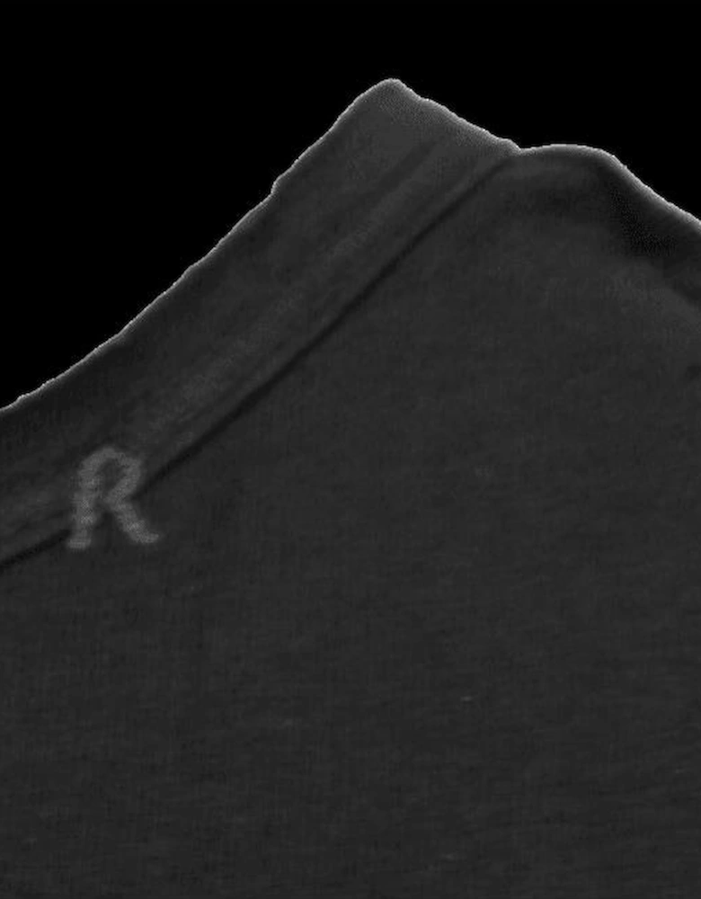 Luxe V-Neck T-Shirt, Black