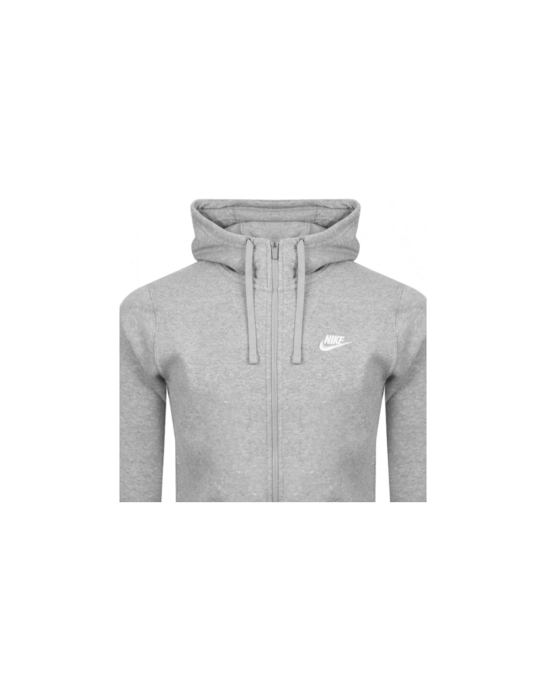 Club Logo Hoodie Grey