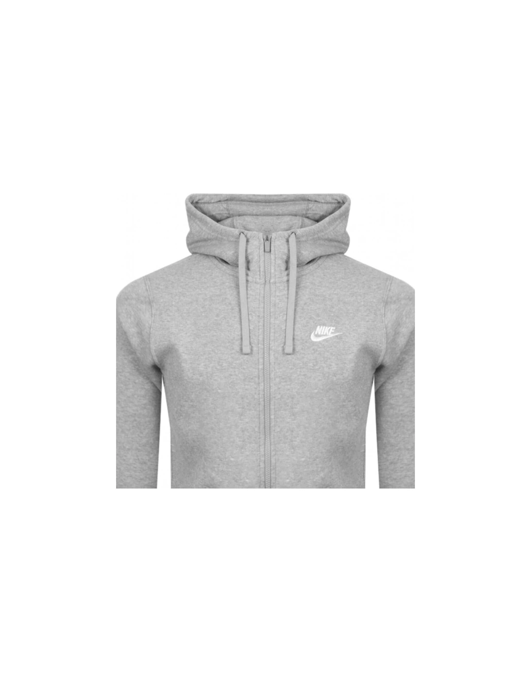 Club Logo Hoodie Grey