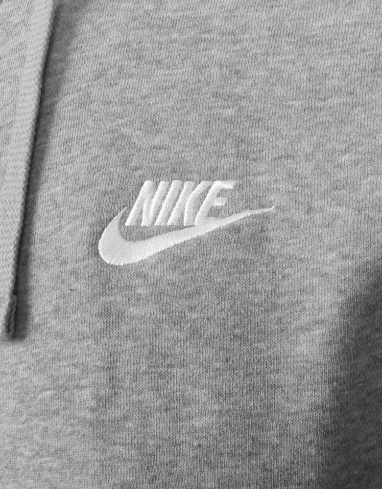 Club Logo Hoodie Grey