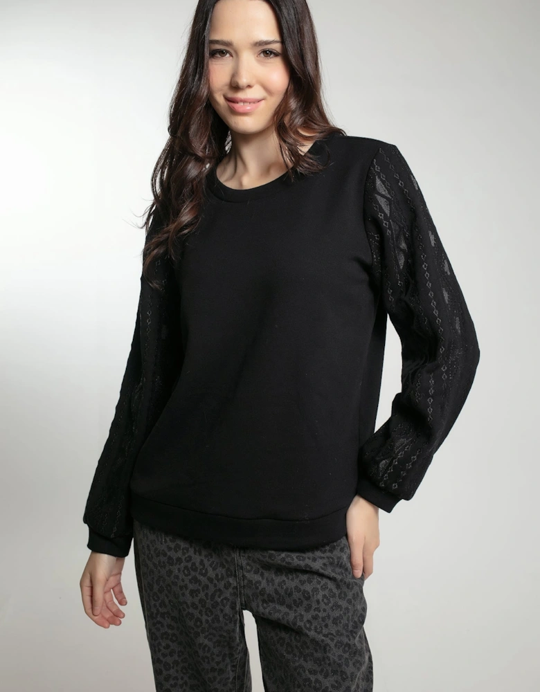 ANNABELLE SWEATER IN BLACK