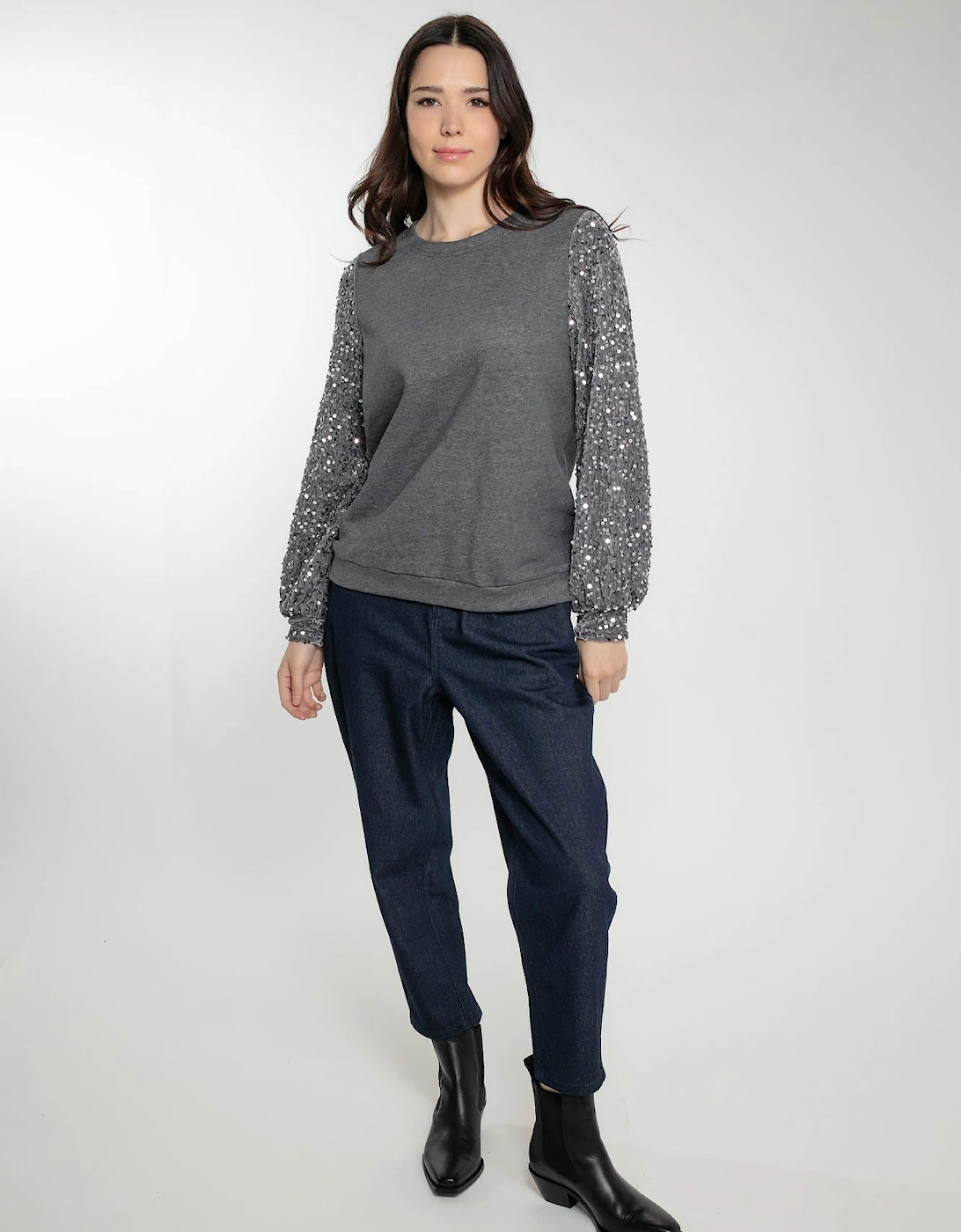 Nooki Design Women's CAROLINE TROUSERS IN DENIM - Blue - Size: 10