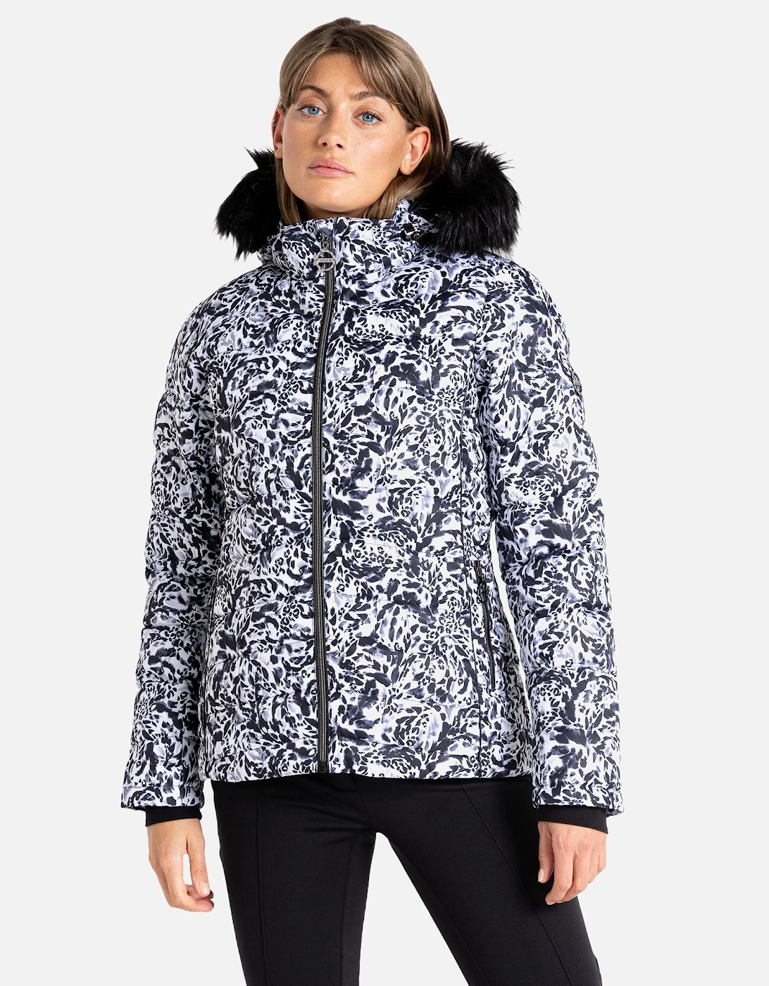 Womens/Ladies Glamorize III Leopard Print Padded Ski Jacket