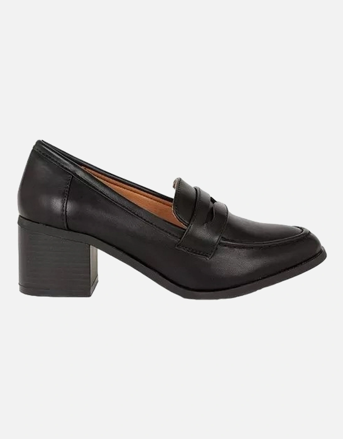 Womens/Ladies Lora Heeled Loafers