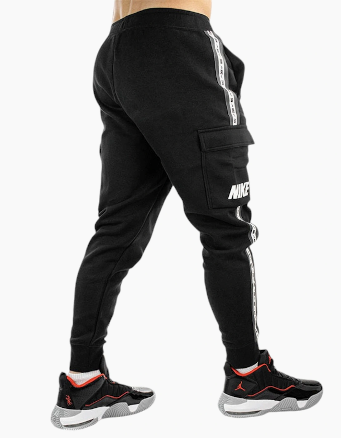 Nike Men's Black Repeat Sweat Joggers Casual Sports Running Gym Bottoms  33/32/32 M