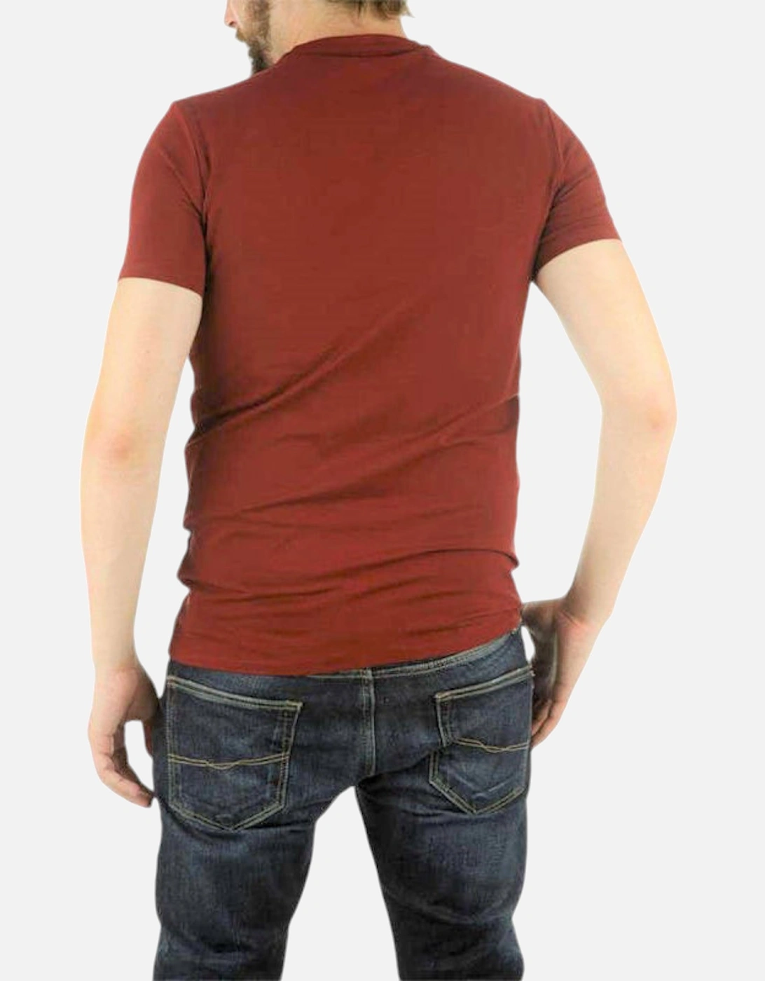 JEANS 6X6T12 Mens T Shirt Short Sleeve Crew Neck Casual Cotton Tee Summer