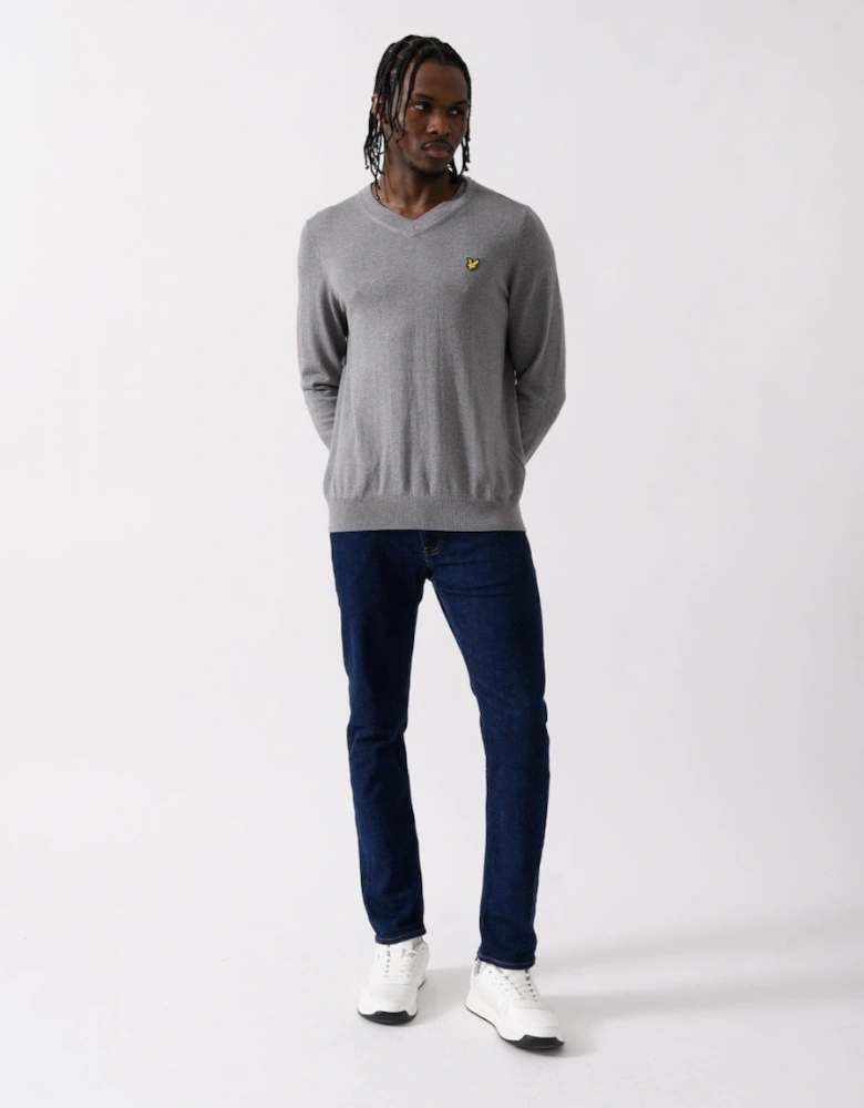 Lyle & Scott Cotton Merino Mens V-Neck Jumper