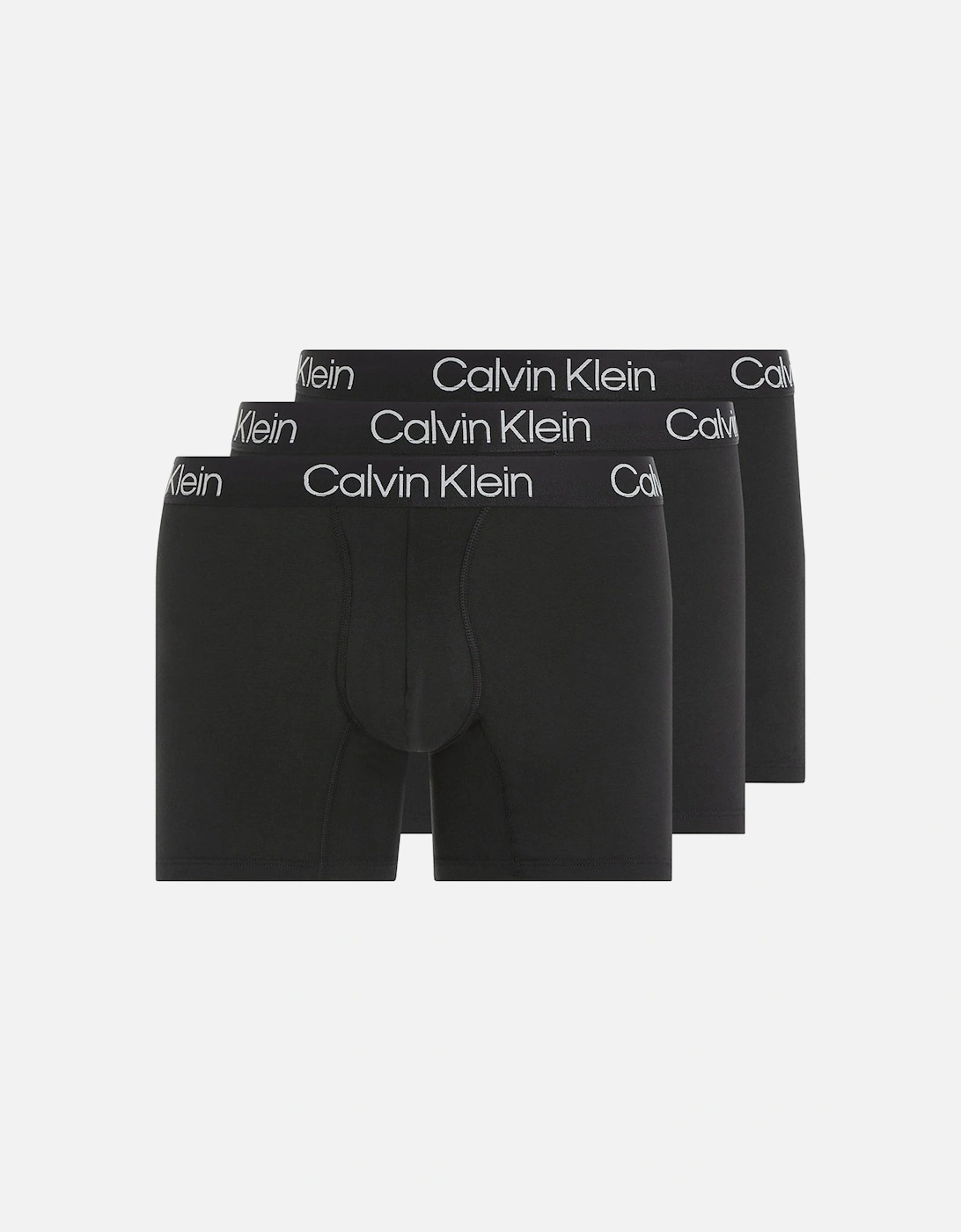 Calvin Klein Men's Black 3-Pack Modern Structure Boxer Briefs, - : 37/36/32 Extra Large