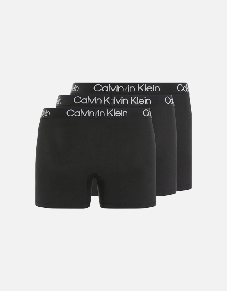 3-Pack Modern Structure Boxer Briefs, Black